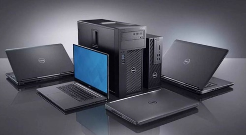 Zdjęcie PC oraz laptopów Dell